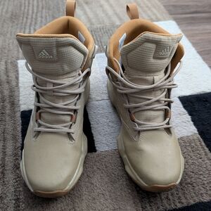 Adidas Cream and Tan Unity Terrex Boots